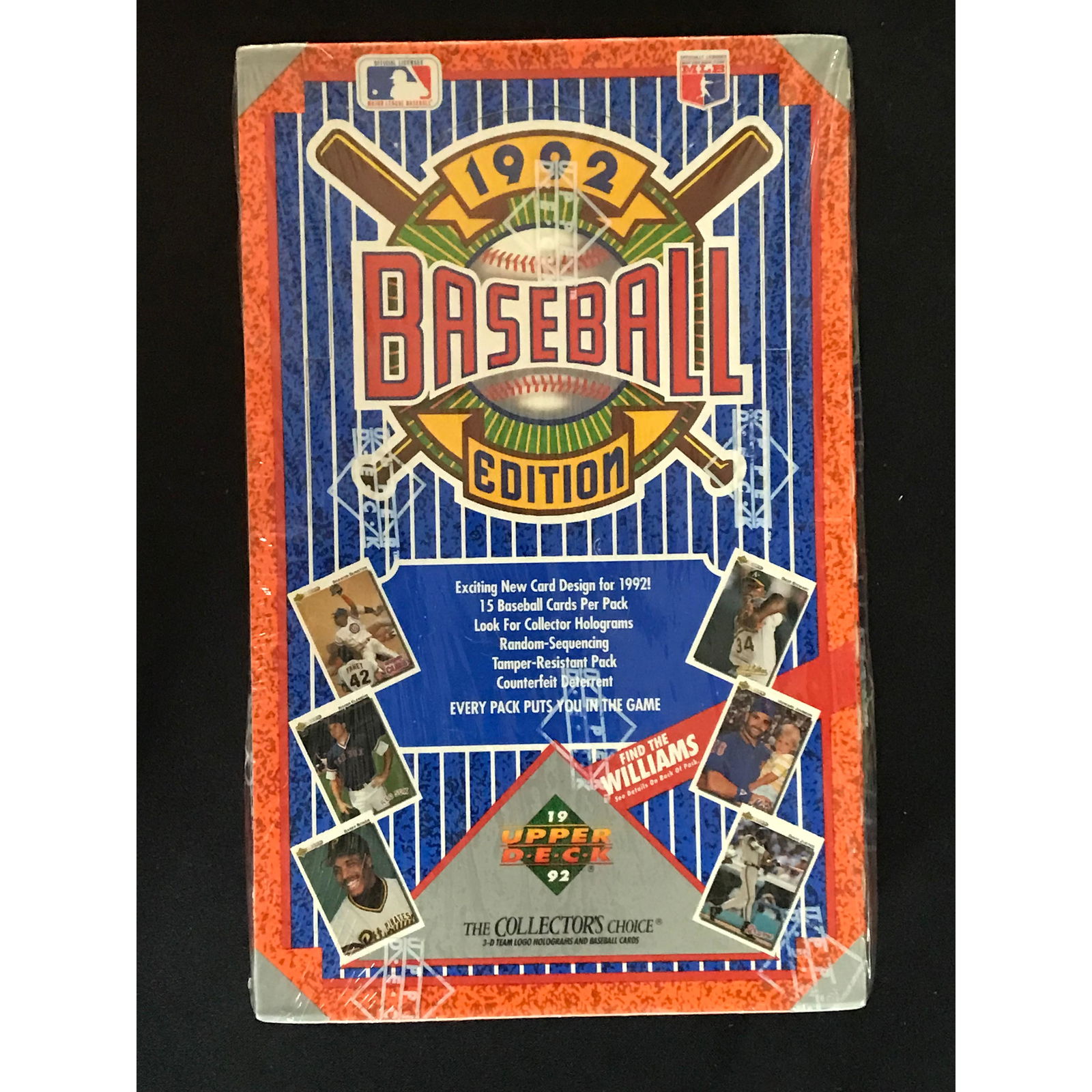 1992 Ud Baseball Sealed Wax Box (1 of 2)