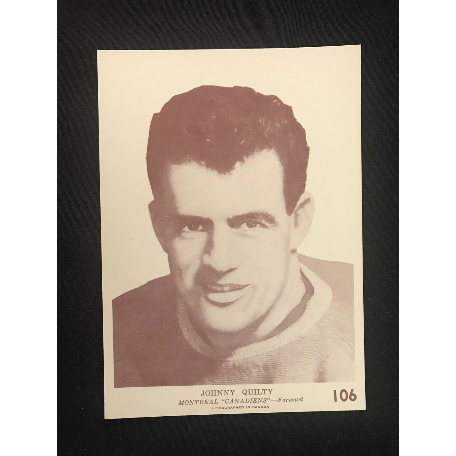 1940-41 O Pee Chee V301-2 Johnny Quilty Exmt (1 of 2)