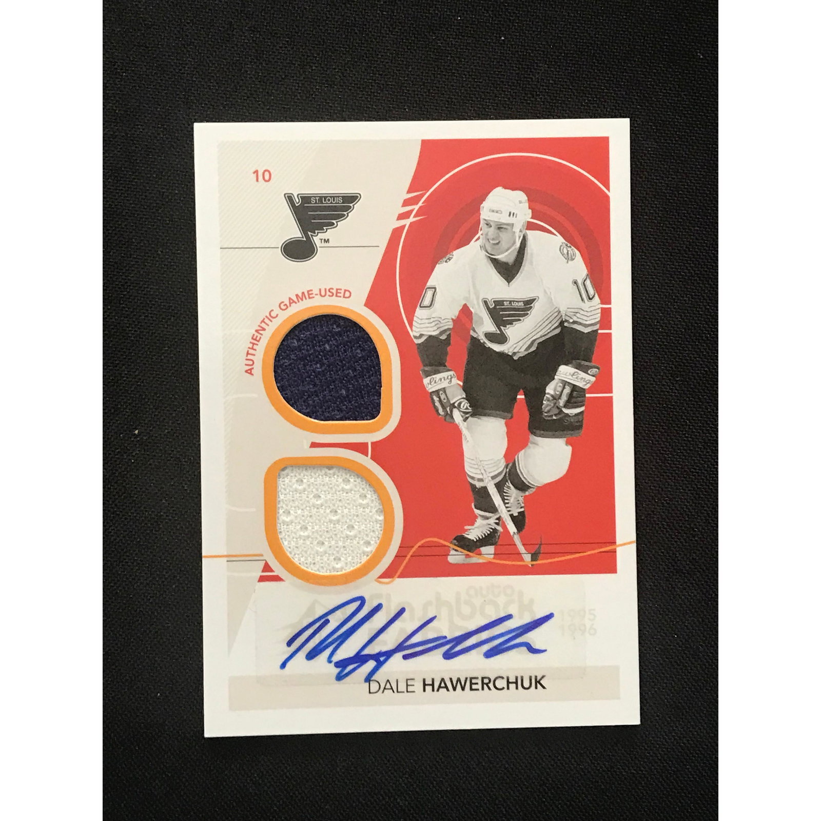 2011 Ud Dale Hawerchuk Auto/jersey Card (1 of 2)