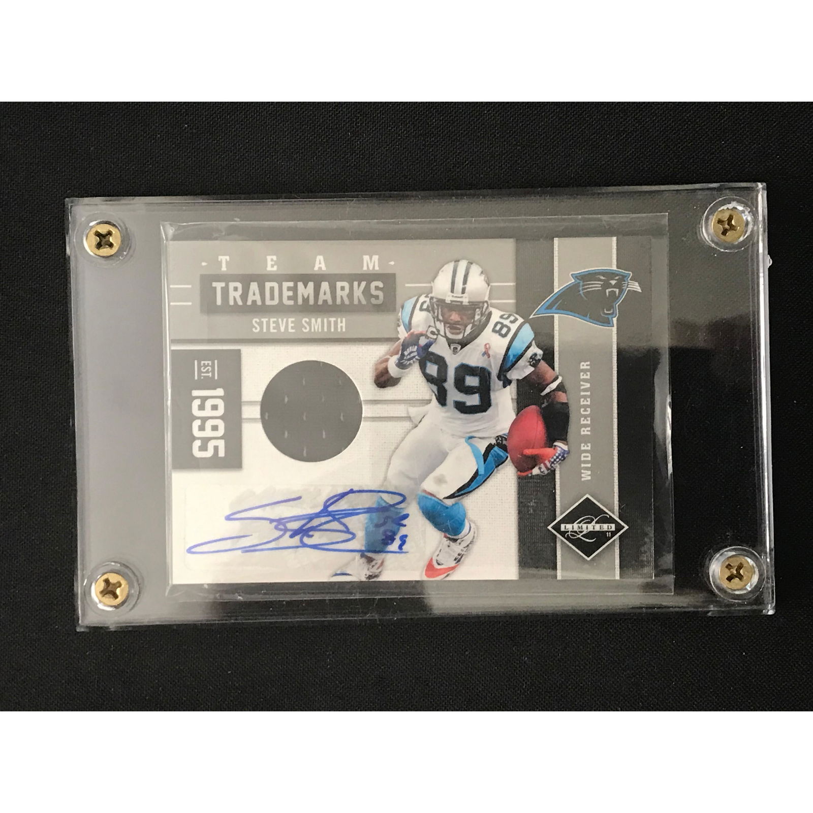 2011 Limted Steve Smith Auto Jersey Card 18/20 (1 of 2)