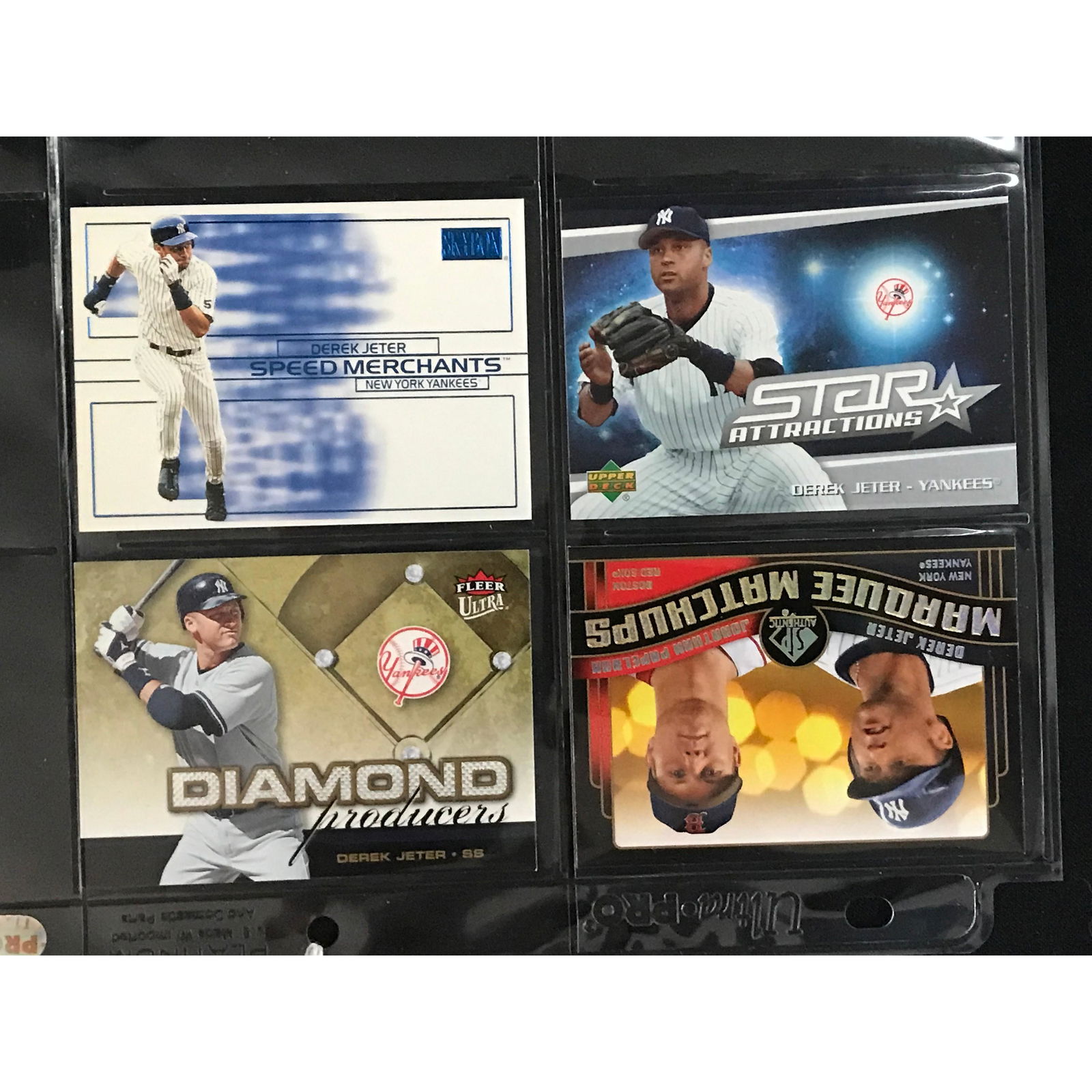 Four Derek Jeter Insert Cards (1 of 2)