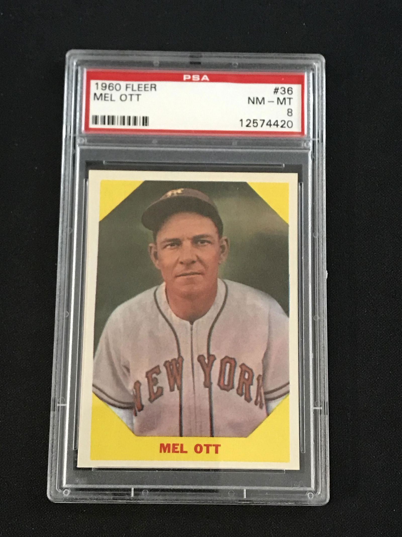 1960 Fleer Mel Ott Psa 8 (1 of 2)