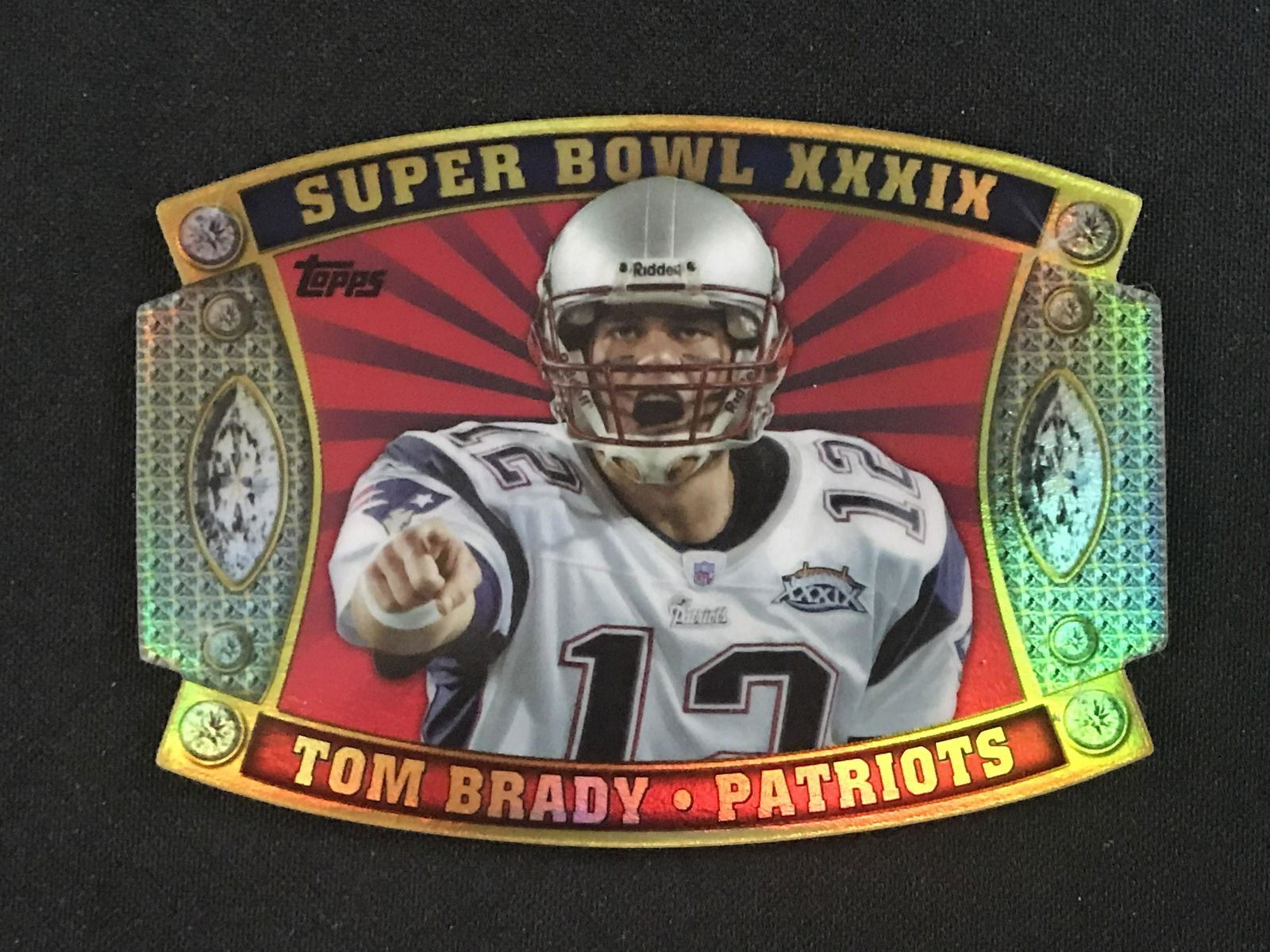 2011 Tom Brady Superbowl Ring Card (1 of 2)