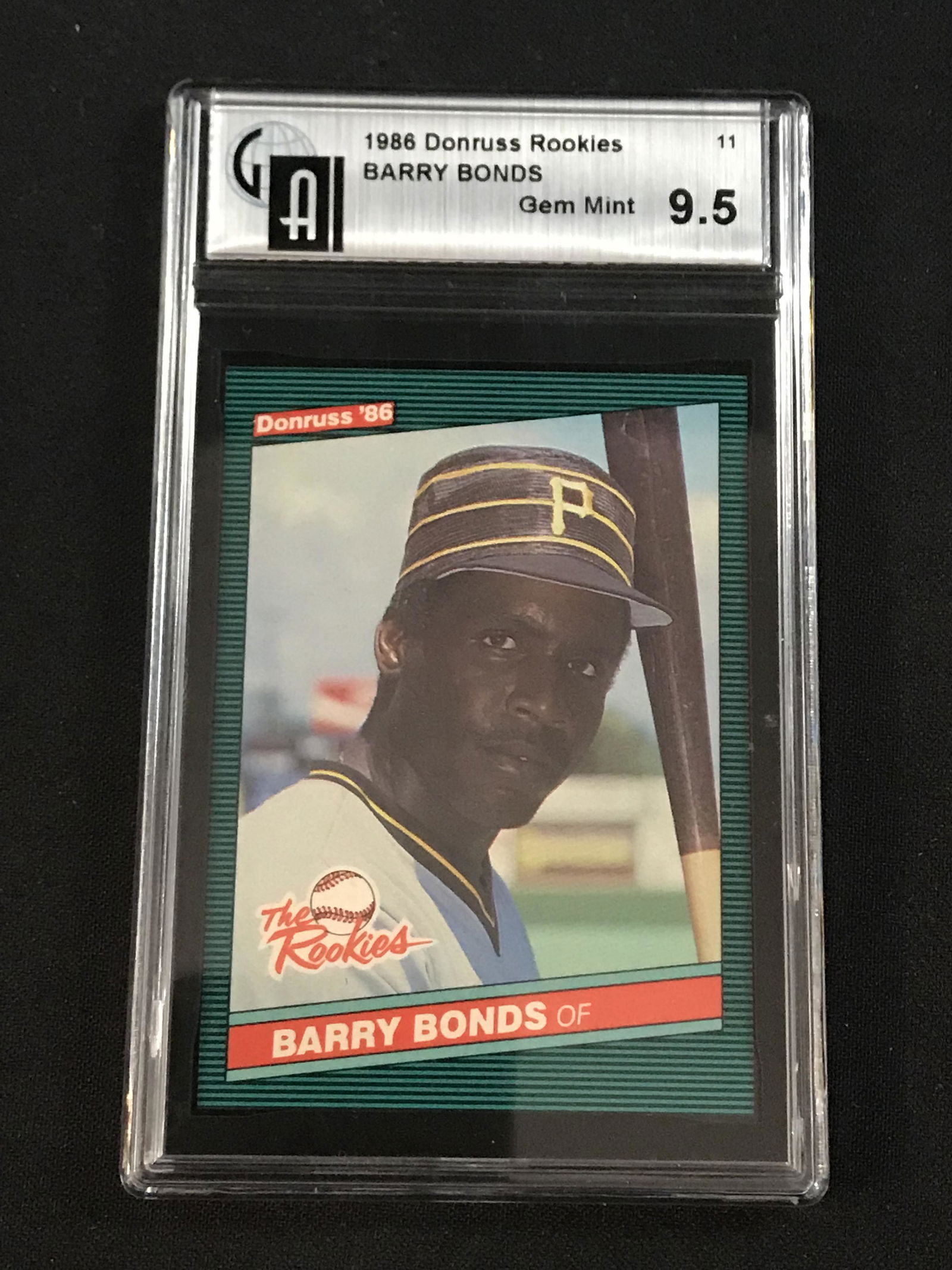1986 Donruss Barry Bonds Rookie Gai 9.5 (1 of 2)