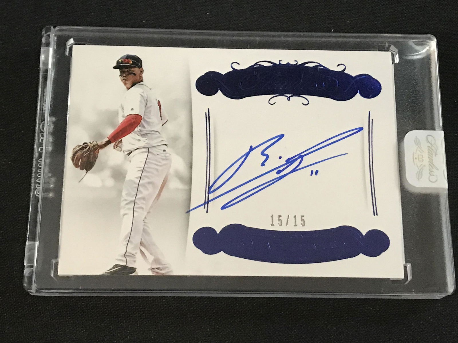 2018 Panini Flawless Rafael Devers Auto 15/15 (1 of 2)