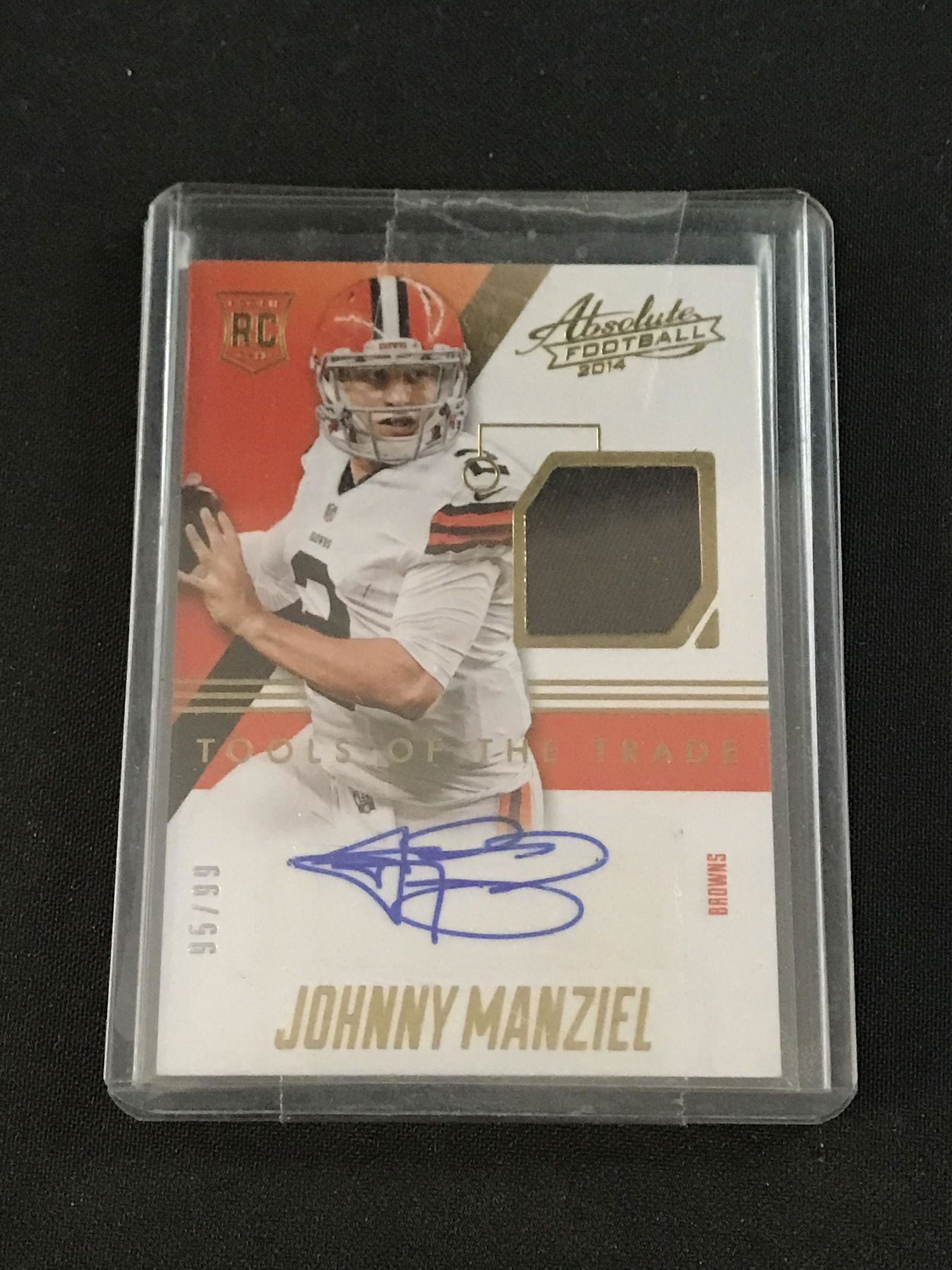 2014 Johnny Manziel Auto Jersey Card 95/99 (1 of 2)