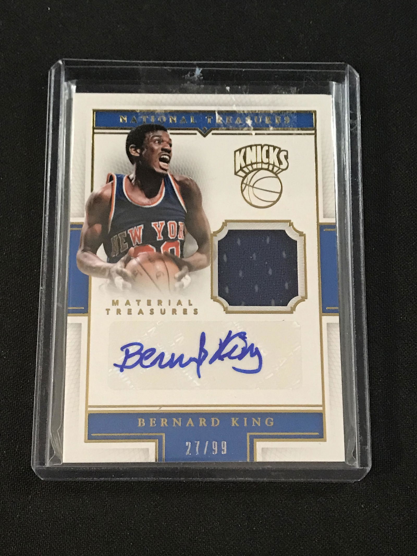 2016 Bernard King Auto Jersey Card 27/99 (1 of 2)