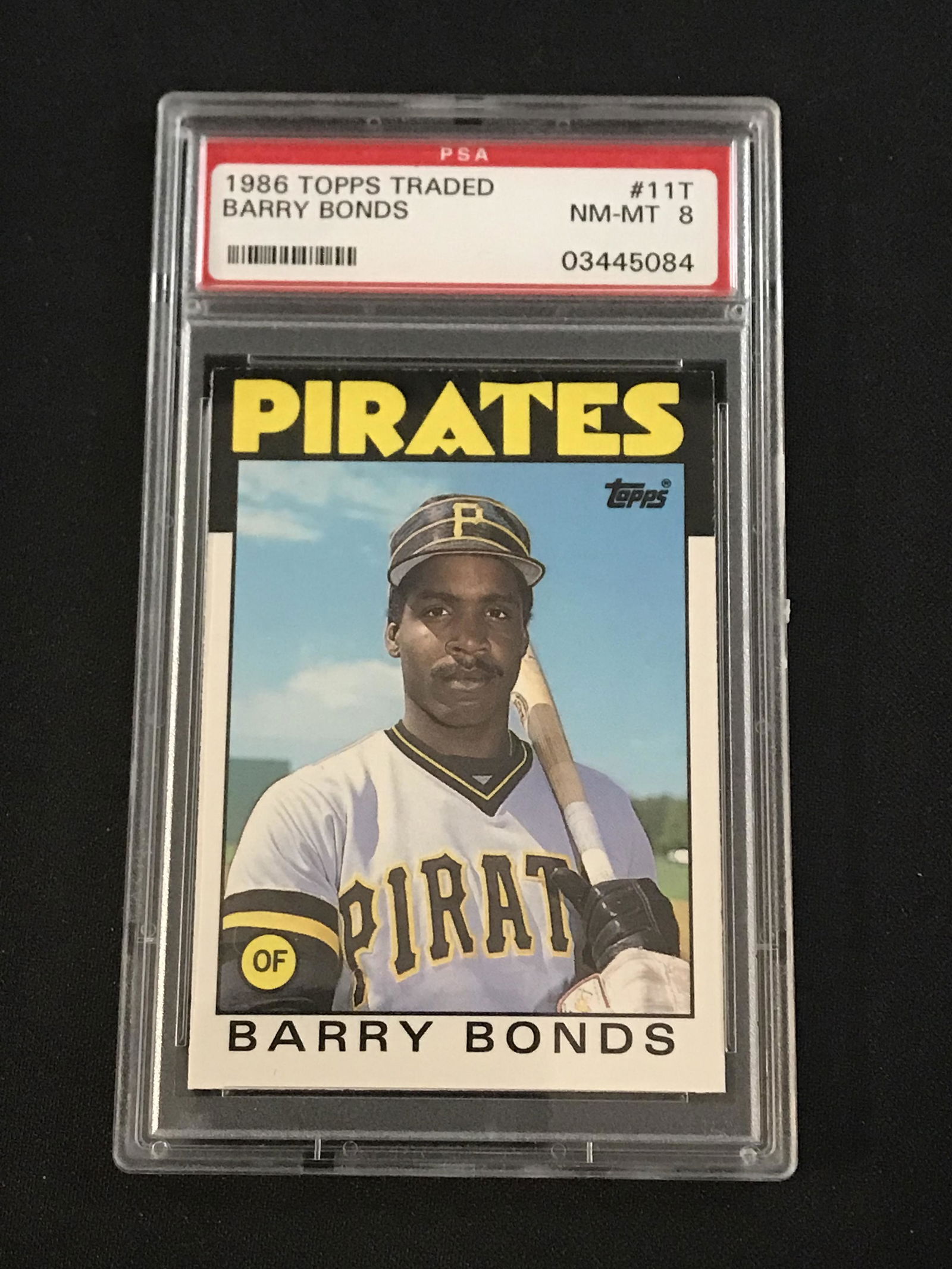 1986 Topps Traded Barry Bonds Rookie Psa 8 (1 of 2)