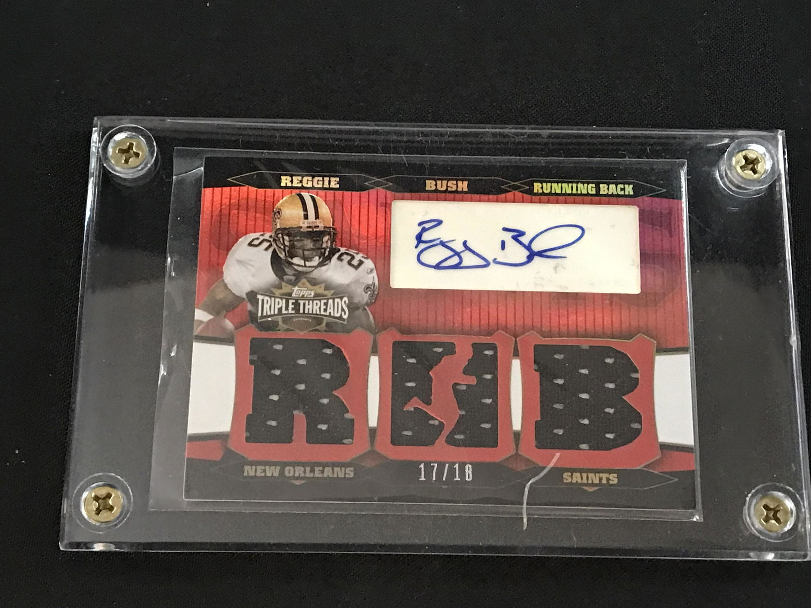 2006 Topps Reggie Bush Auto/jersey Card 17/18 (1 of 2)