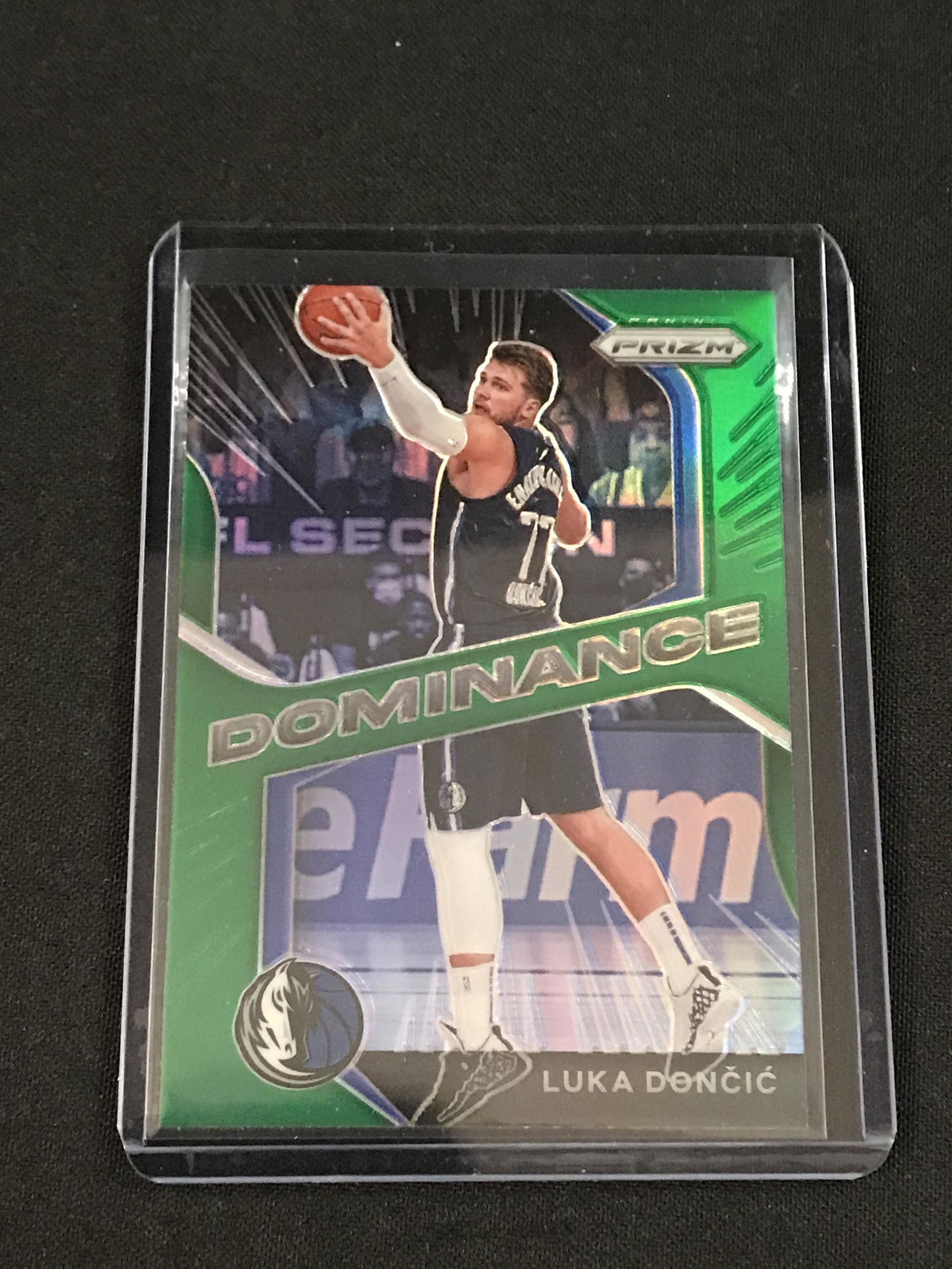 2020-21 Prizm Luka Doncic Green Dominance Mint (1 of 2)