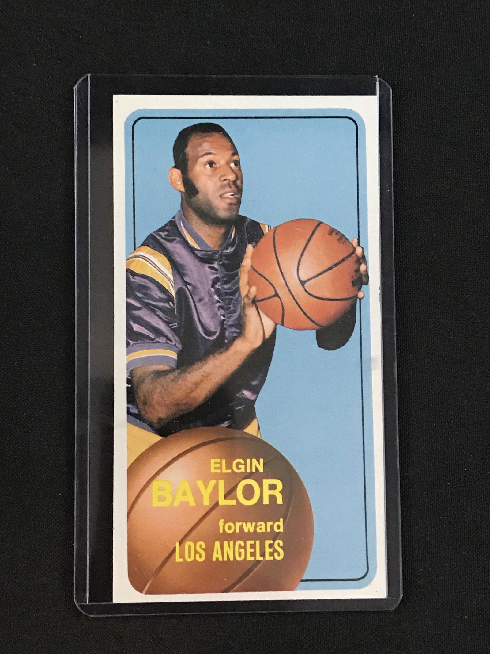 1970-71 Topps Elgin Baylor Hof Card (1 of 2)