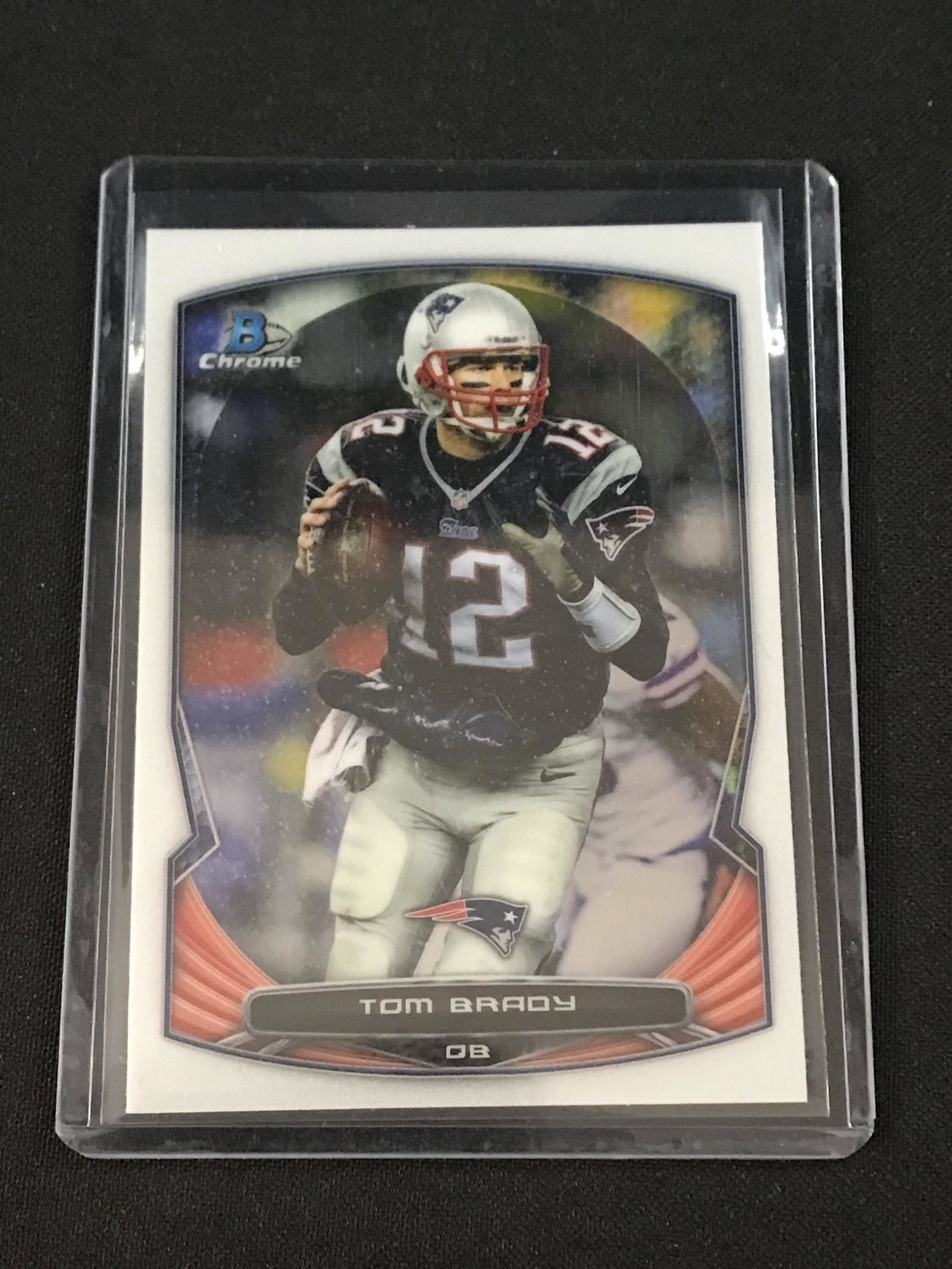 2014 Bowman Chrome Tom Brady Card (1 of 2)
