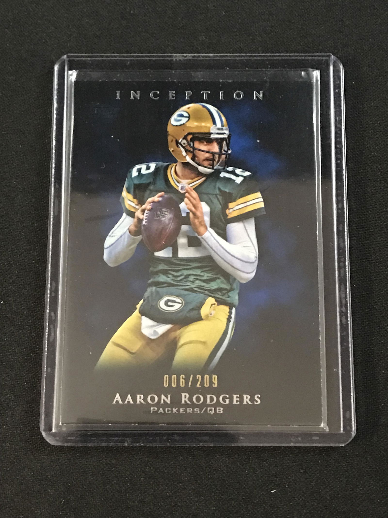2011 Topps Inception Aaron Rodgers 6/209 (1 of 2)