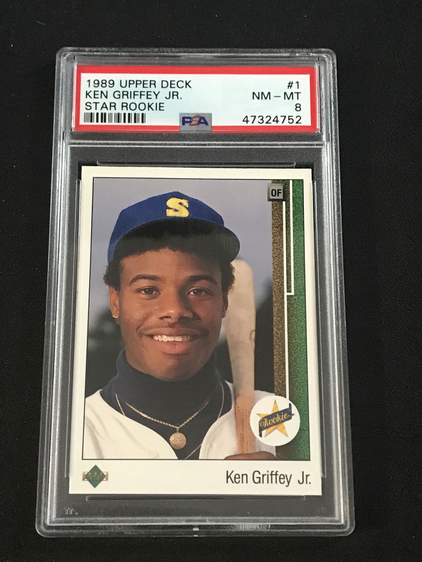1989 Upper Deck Ken Griffey Jr. Rookie Psa 8 (1 of 2)