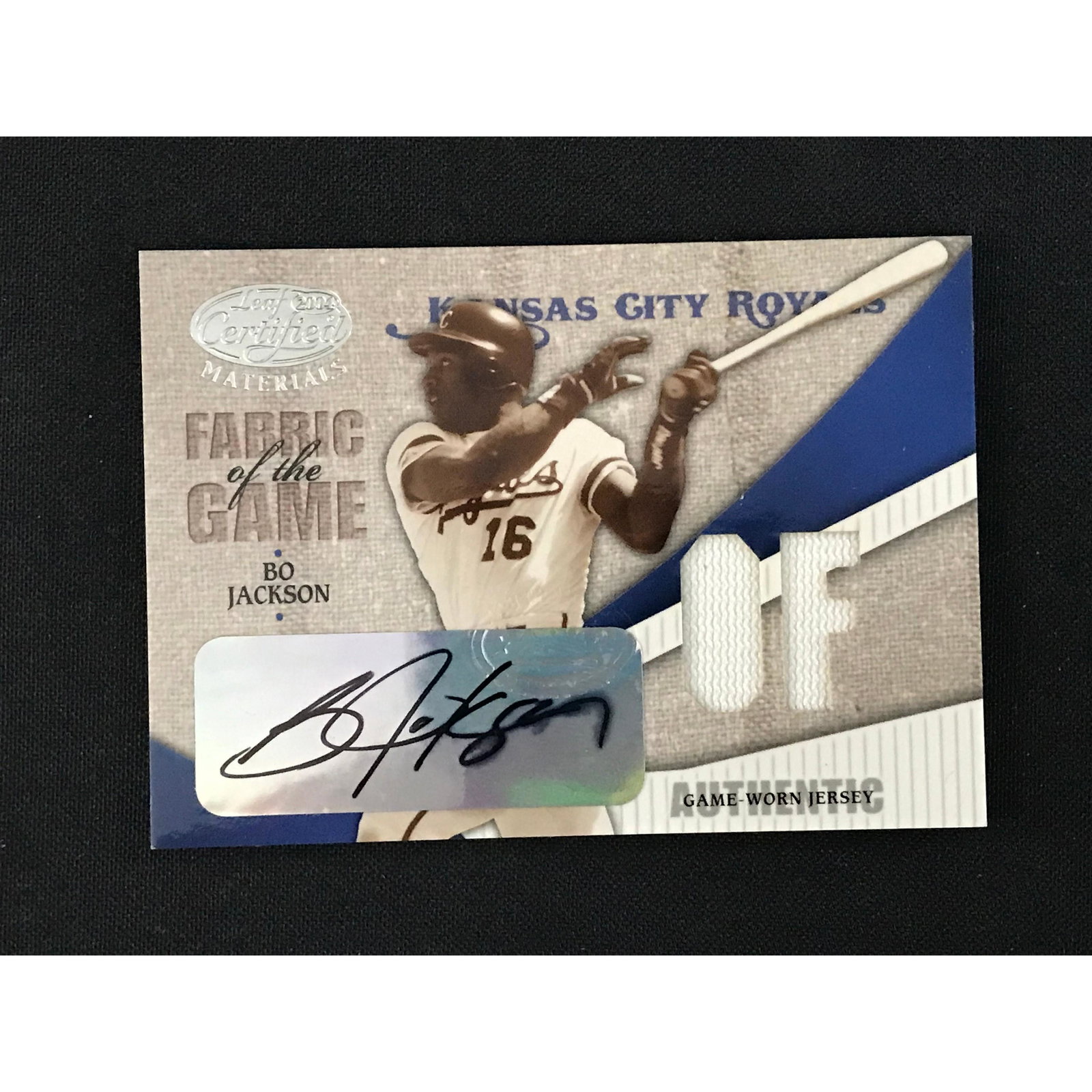 2004 Leaf Certified Bo Jackson Auto Jersey #5 Of 5 (1 of 2)