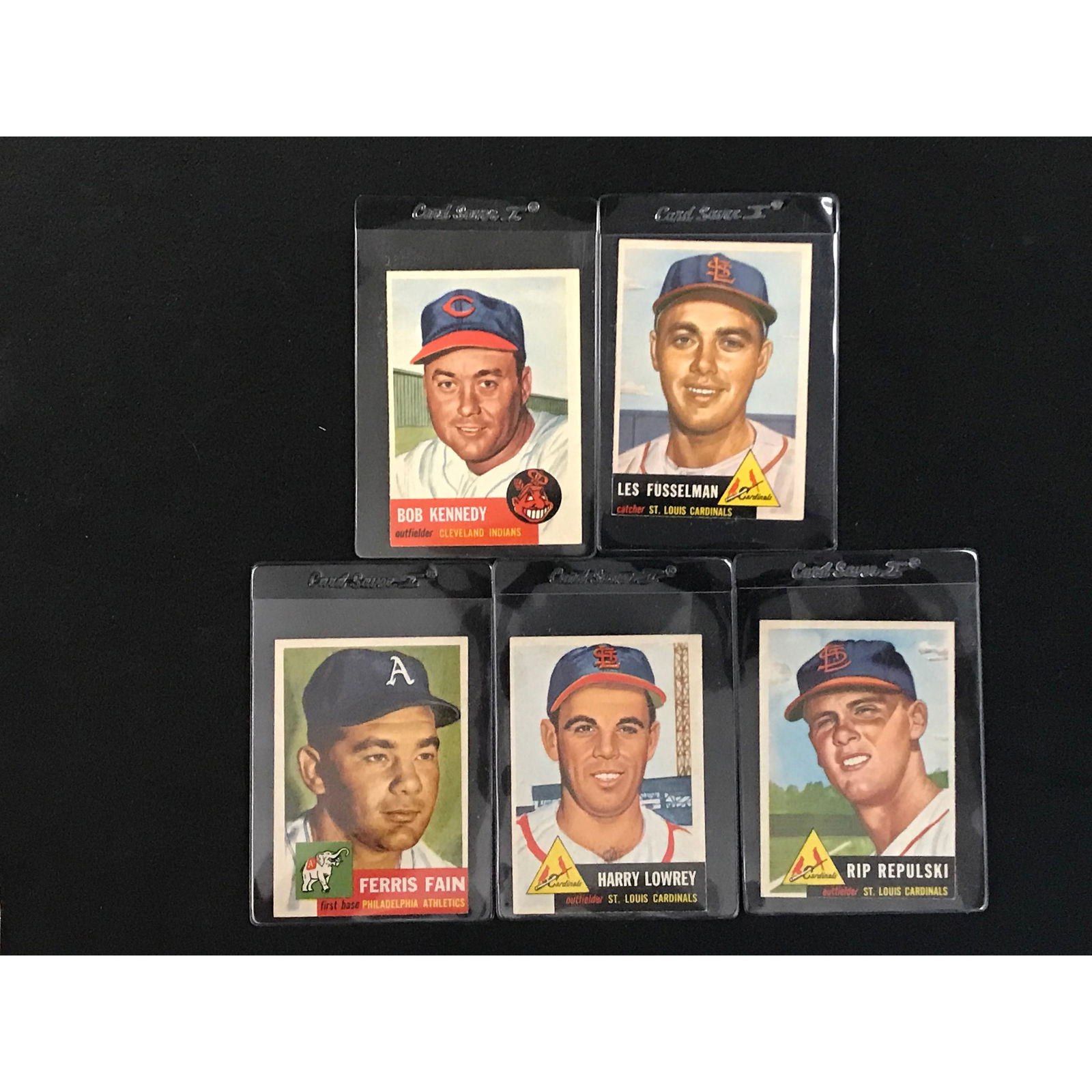 5 1953 Topps Baseball Cards High Grade (1 of 2)