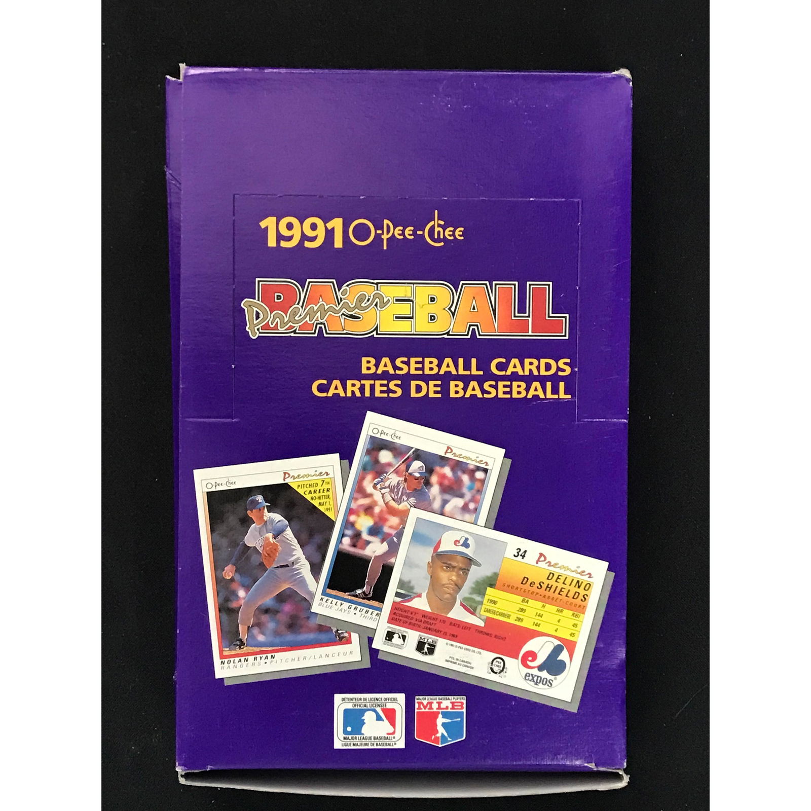 1991 Opc Baseball Full Wax Box (1 of 2)