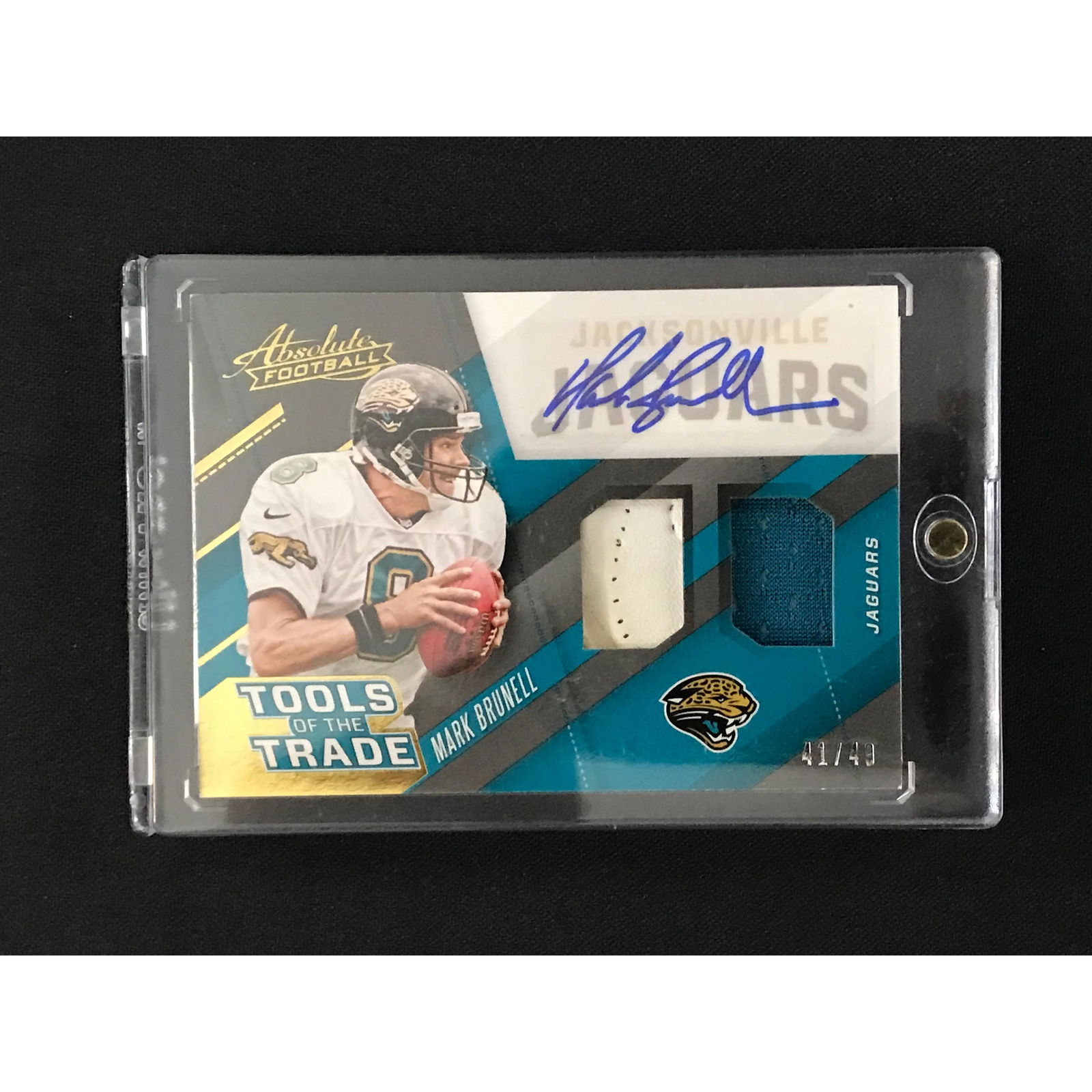 2017 Panini Mark Brunell Auto/jersey 41/49 (1 of 2)