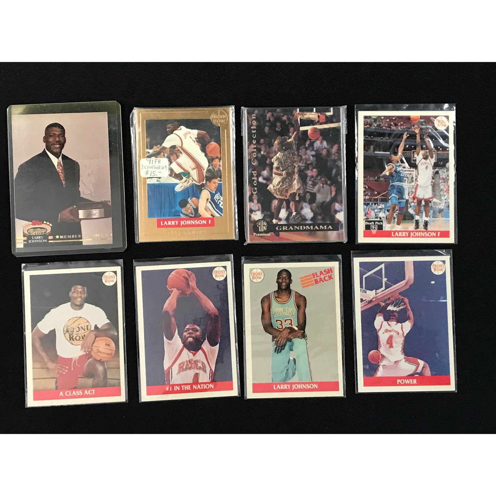 Larry Johnson Vintage Cards With Grand Ma Sets: Larry Johnson Vintage Cards With Grand Ma Sets