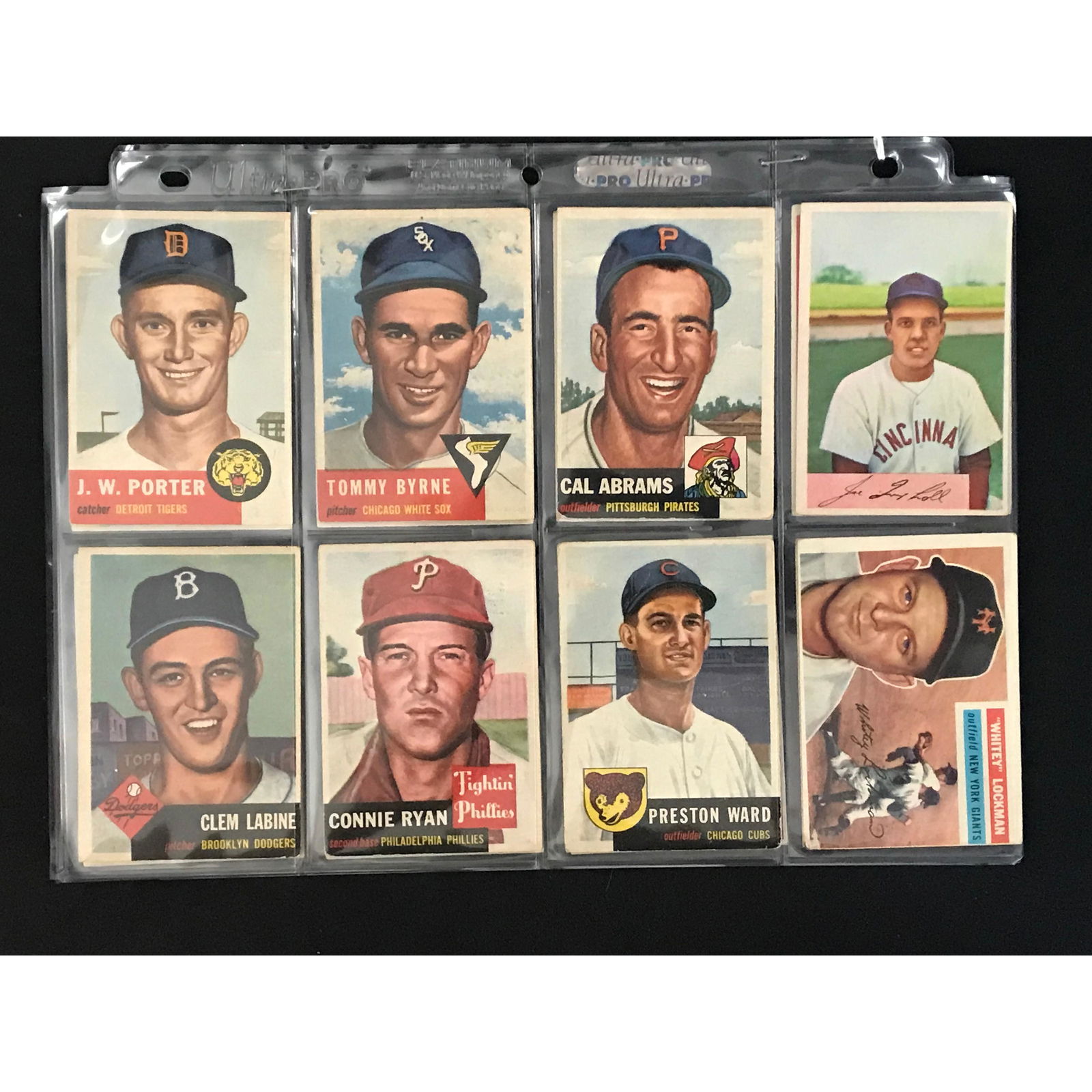 16 1953-56 Baseball Cards Estate Fresh (1 of 2)