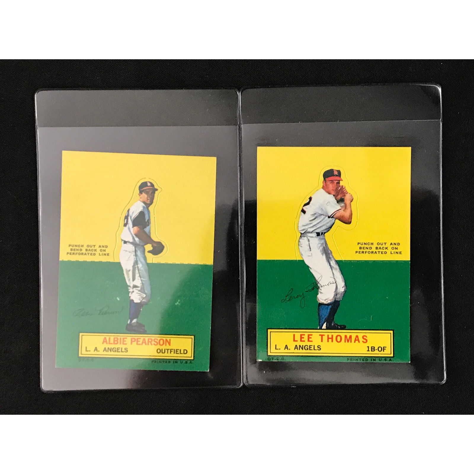 Two 1964 Topps Standups Thomas/pearson (1 of 2)