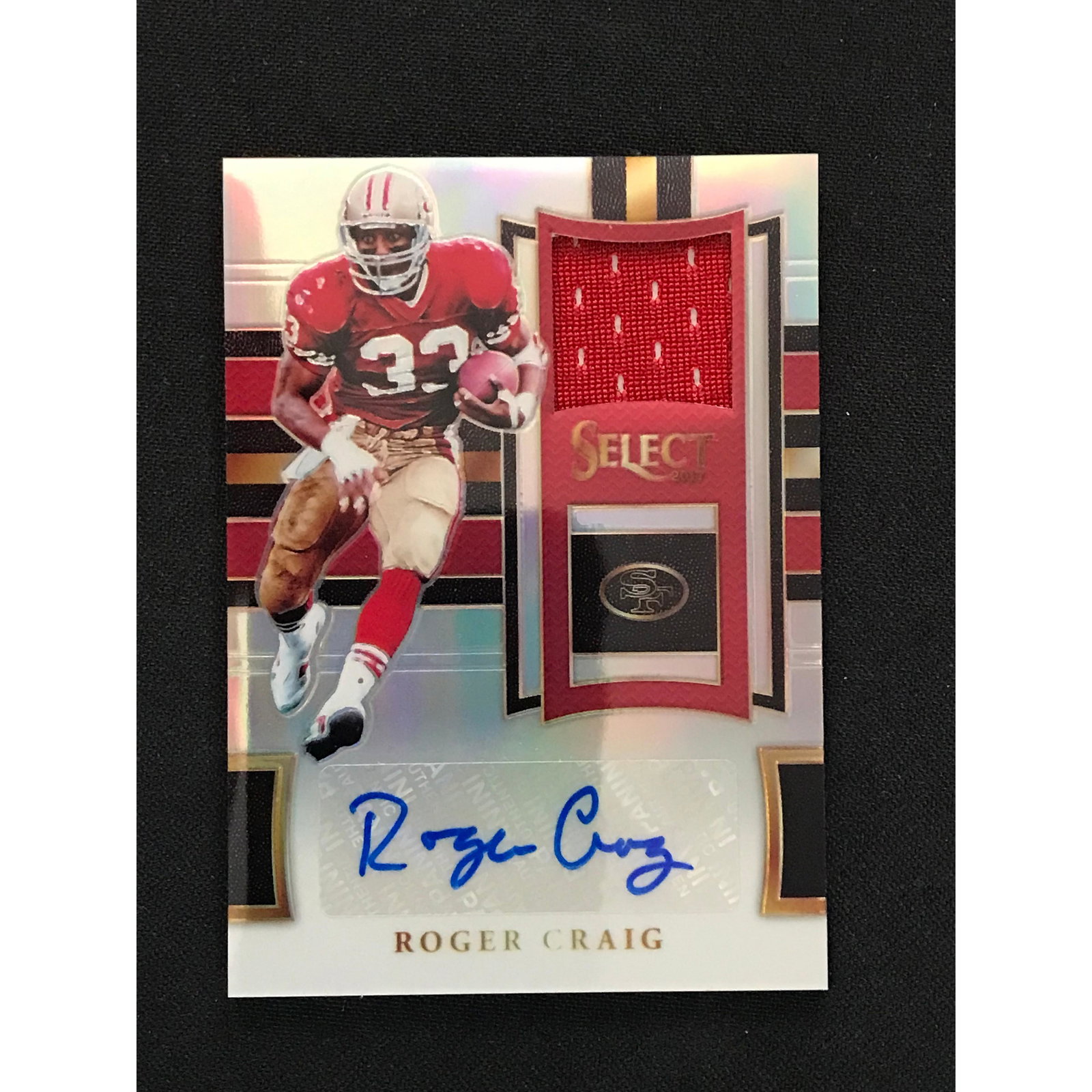 2017 Roger Craig Auto Jersey Card 63/99 (1 of 2)