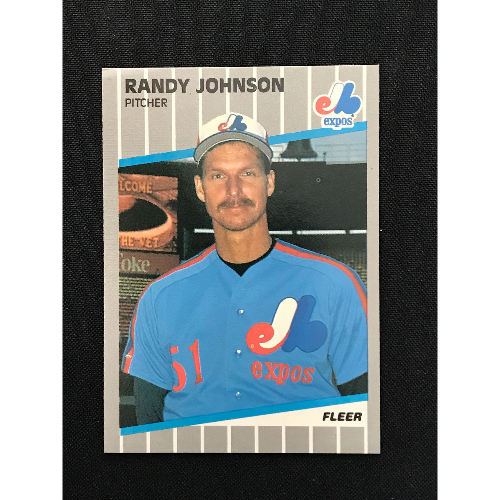 1989 Fleer Randy Johnson Rookie Card (1 of 2)