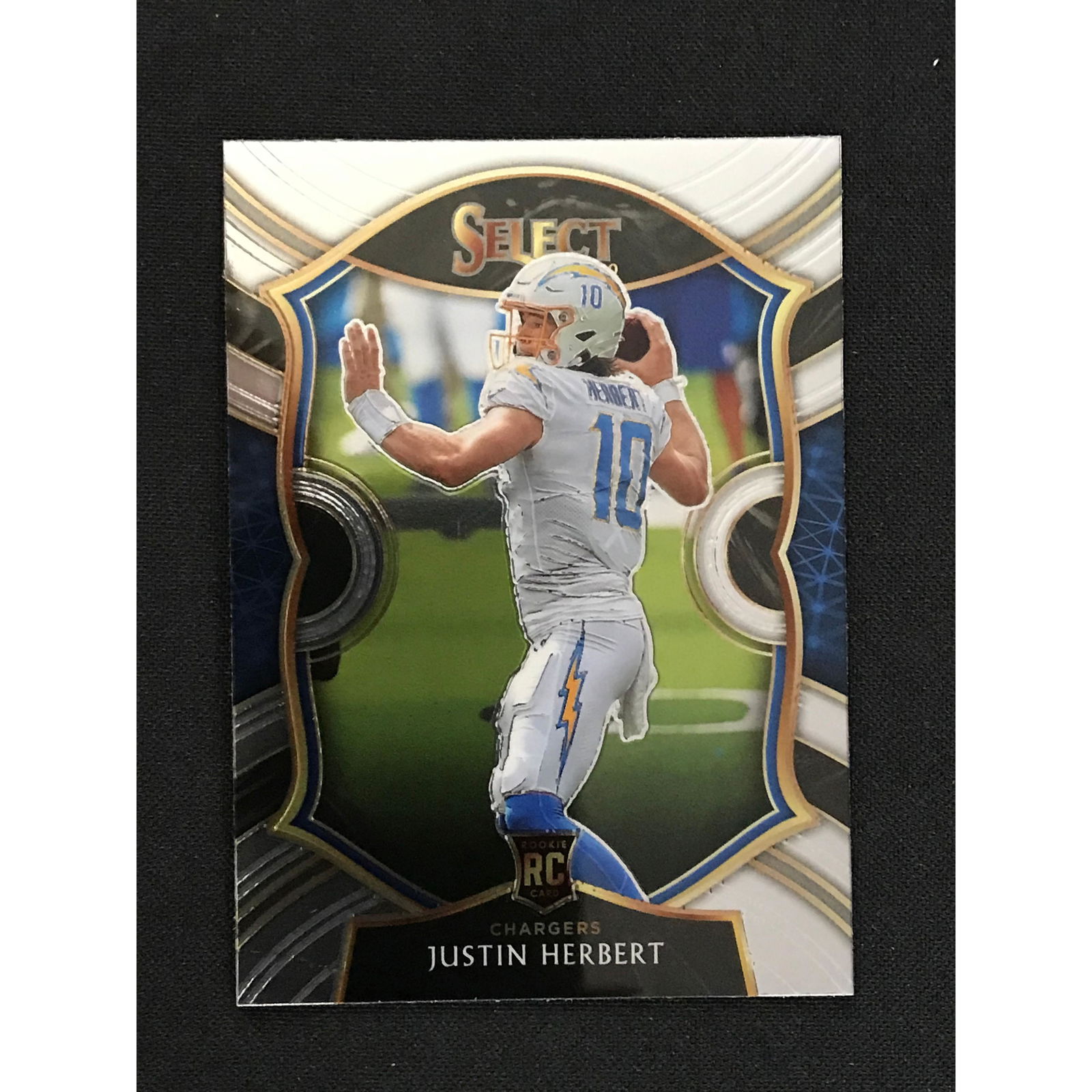 2020 Panini Select Justin Herbert Rookie Card (1 of 2)