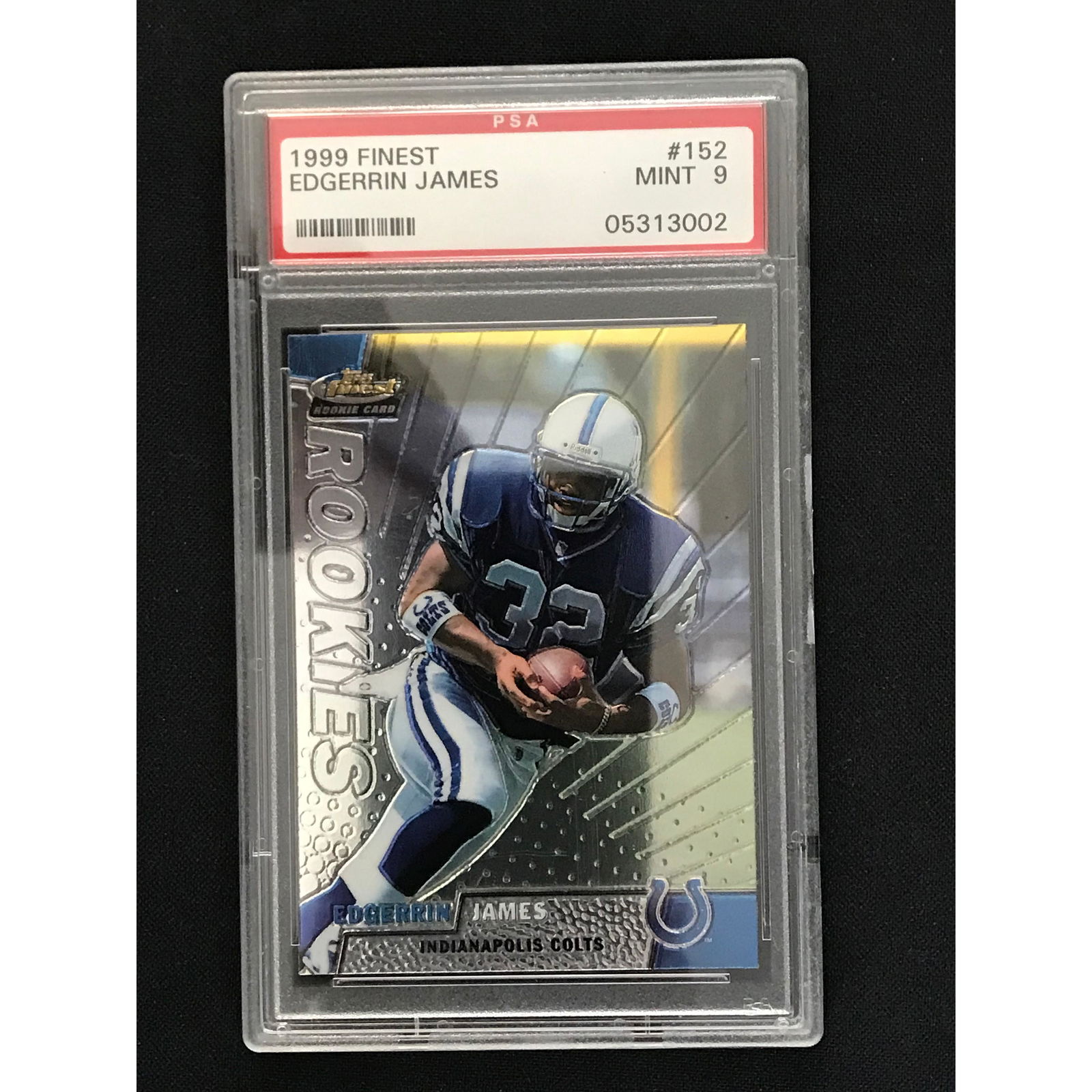 1999 Finest Edgerrin James Rookie Psa 9 (1 of 2)