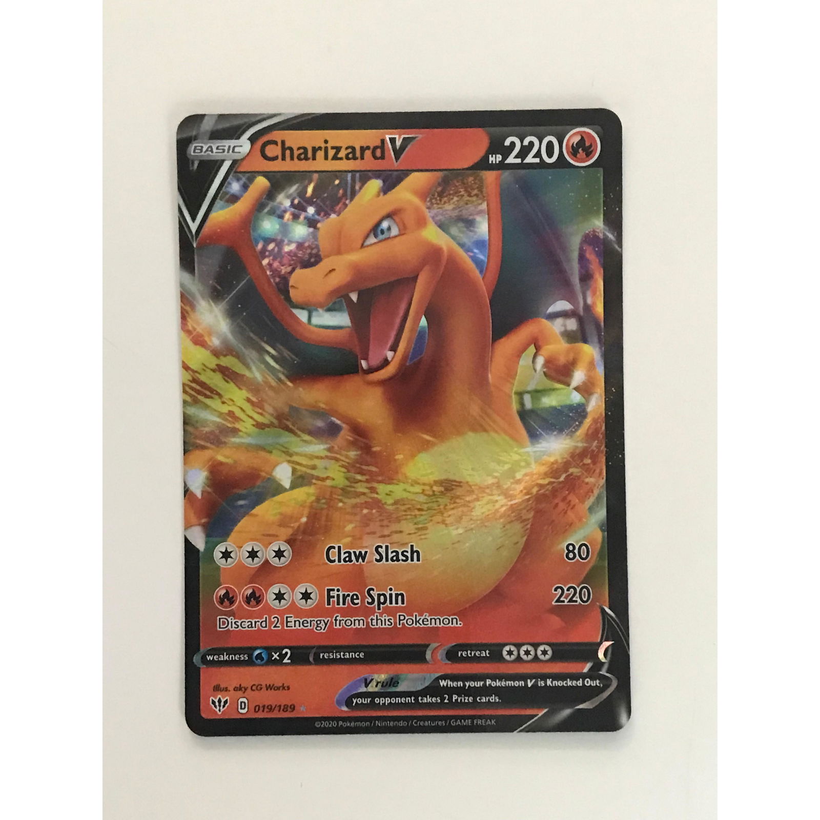 2020 Pokemon Charizard Card (1 of 2)