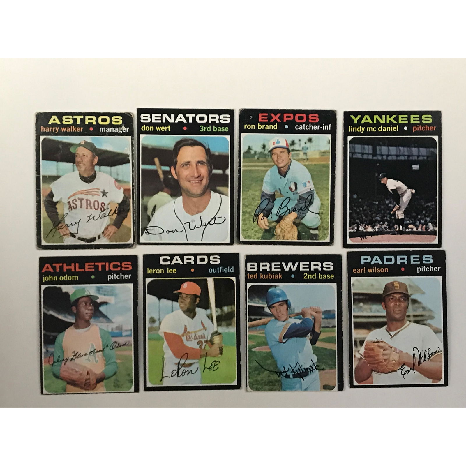 700 1971-1978 Topps Baseball Cards G-vg (1 of 2)