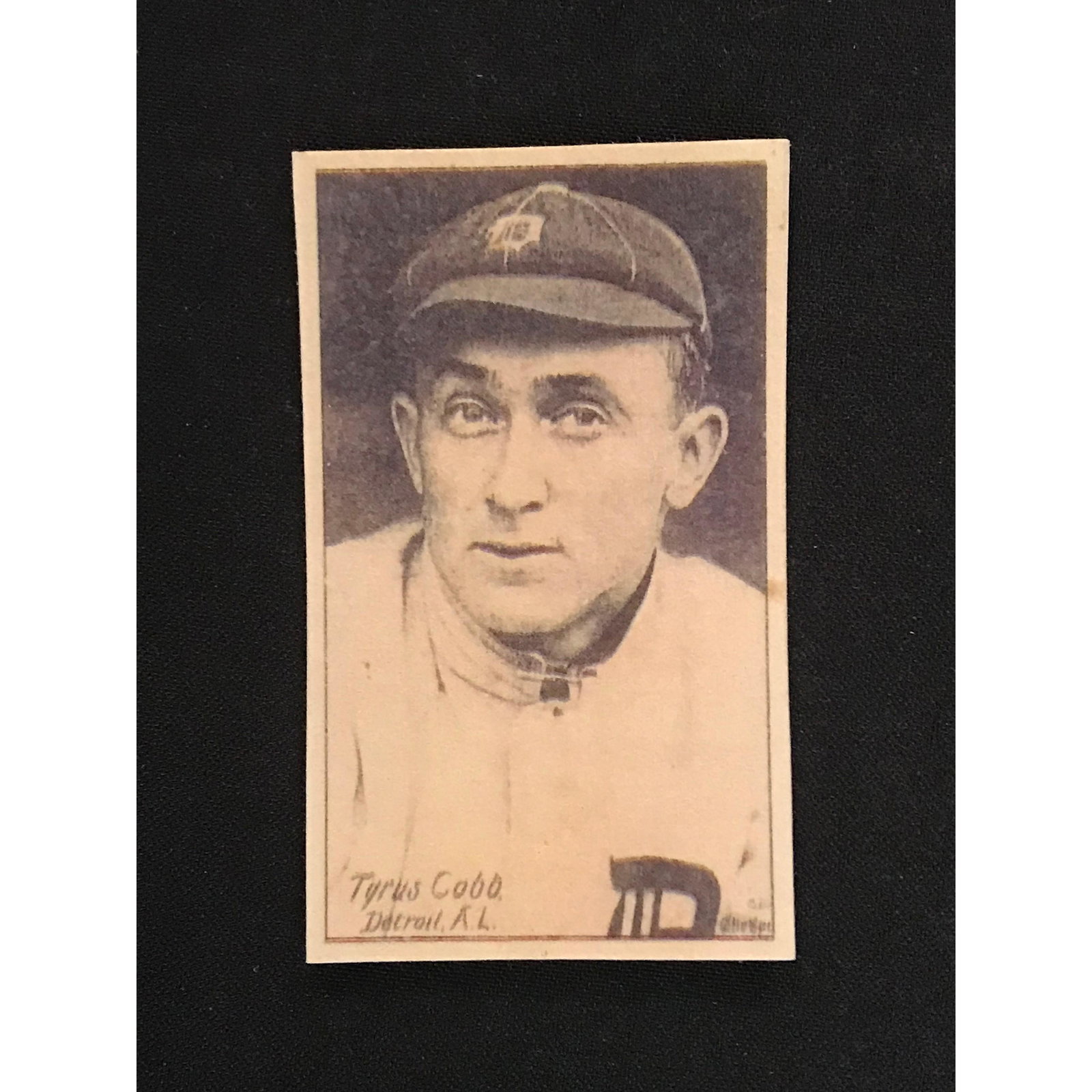 Unidentified Ty Cobb Ford Motor Card: Unidentified Ty Cobb Ford Motor Card
