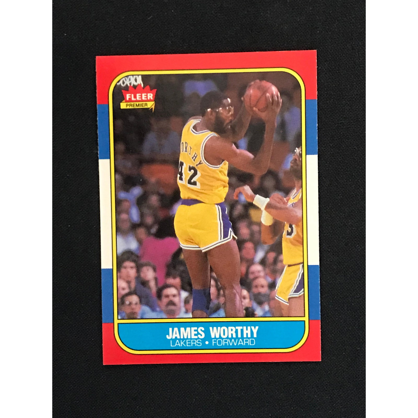 1986 Fleer James Worthy Rookie Near Mint/mint (1 of 2)