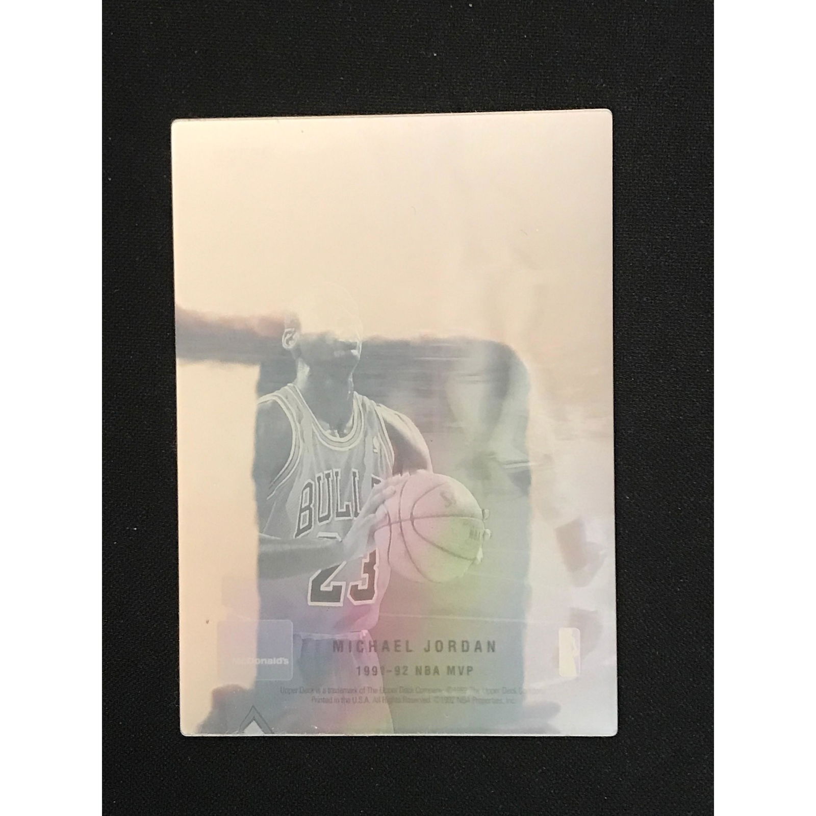 Michael Jordan Hologram Card (1 of 2)
