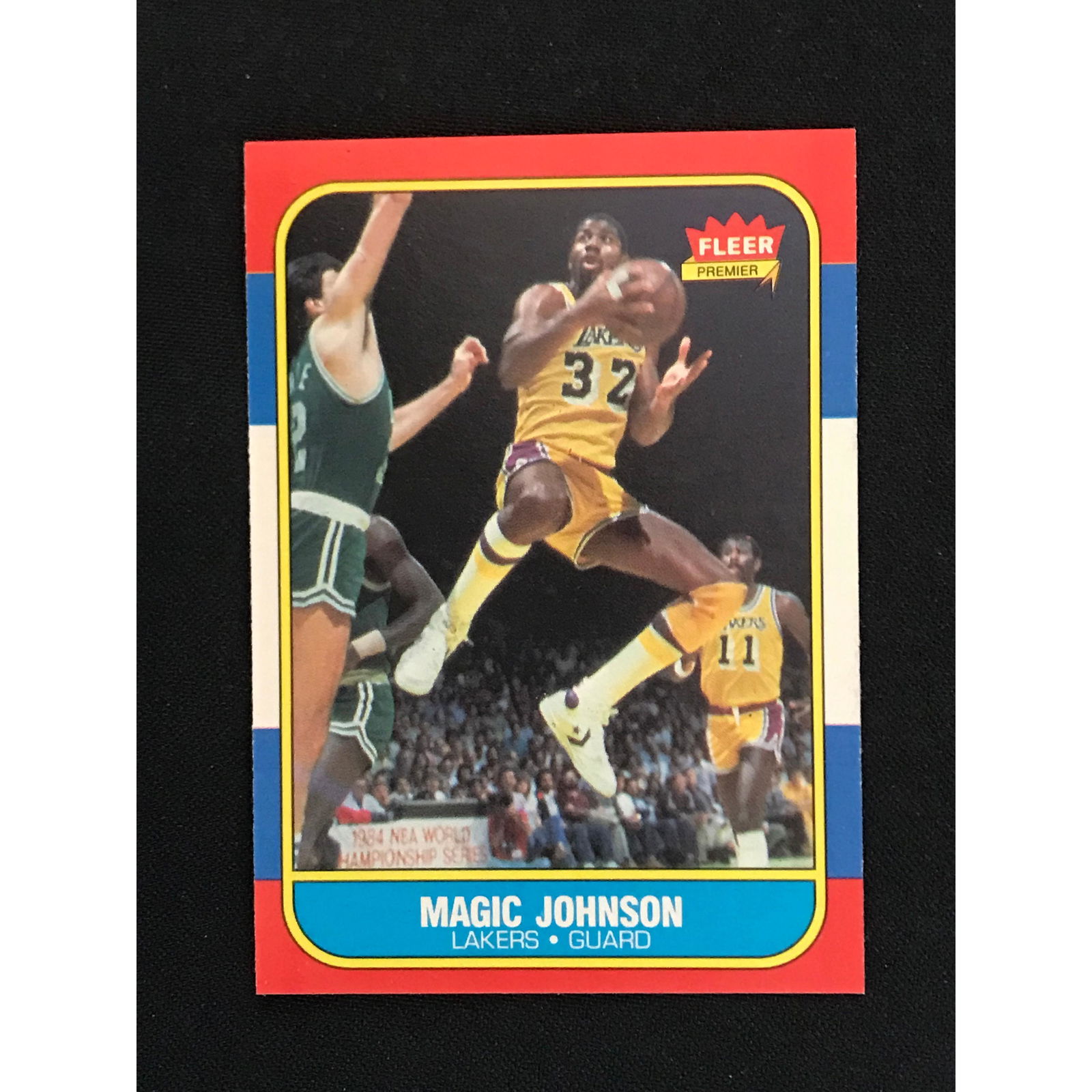 1986 Fleer Magic Johnson Card Hof (1 of 2)