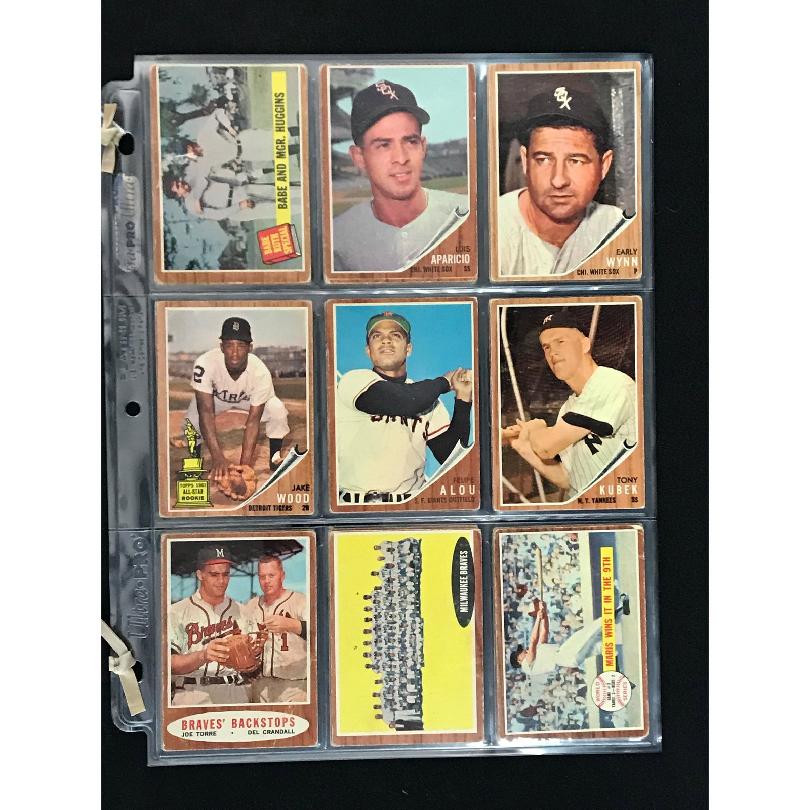 27 1962 Topps Baseball Cards With Hof/rc (1 of 6)