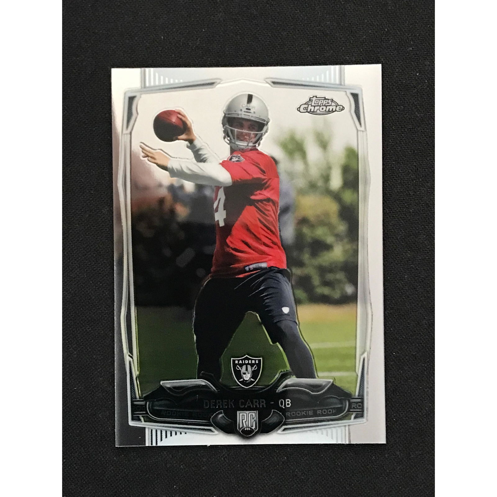 2014 Topps Chrome Derek Carr Rookie Card (1 of 2)