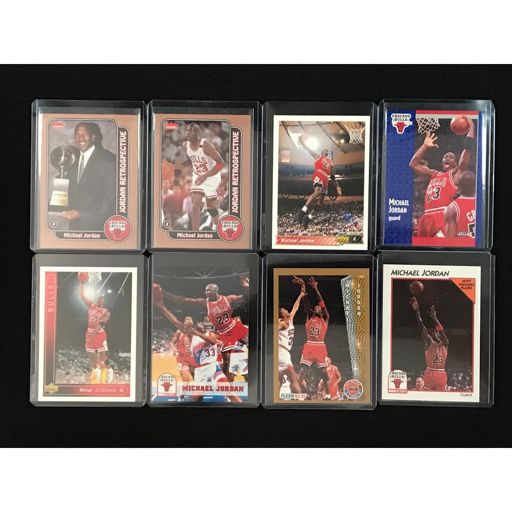 9 Michael Jordan Cards (1 of 4)