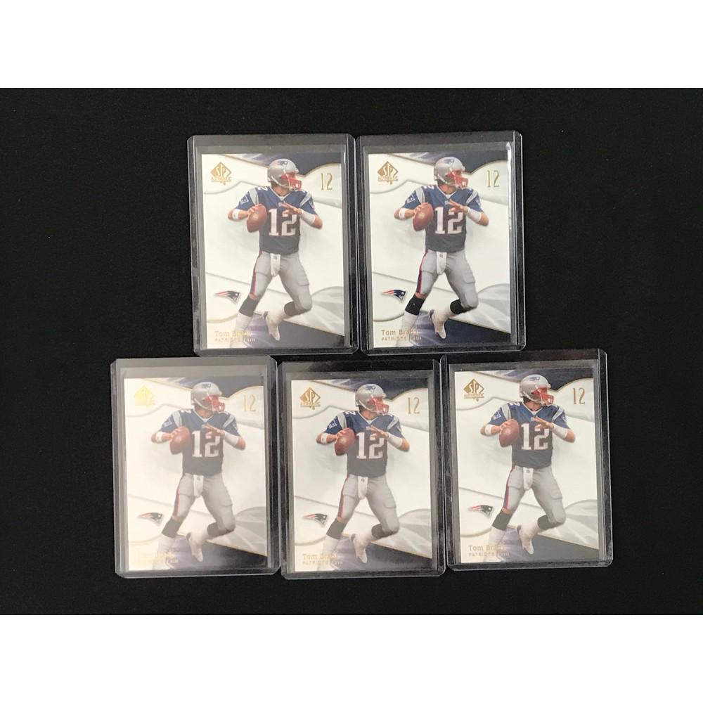 5 2009 Ud Sp Tom Brady Cards (1 of 2)