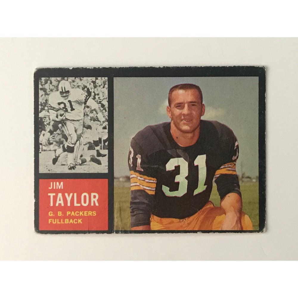 1962 Topps Jim Taylor Card Hof (1 of 2)