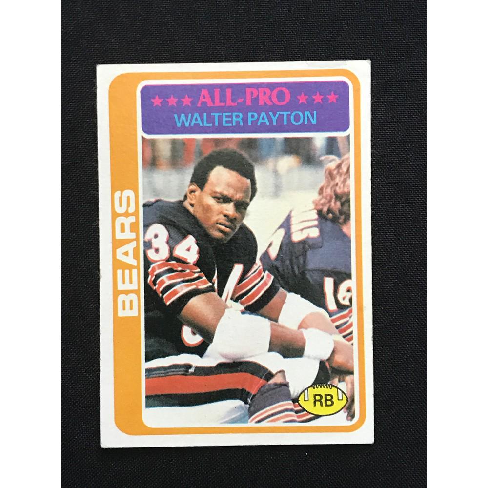 Walter payton best sale jersey card