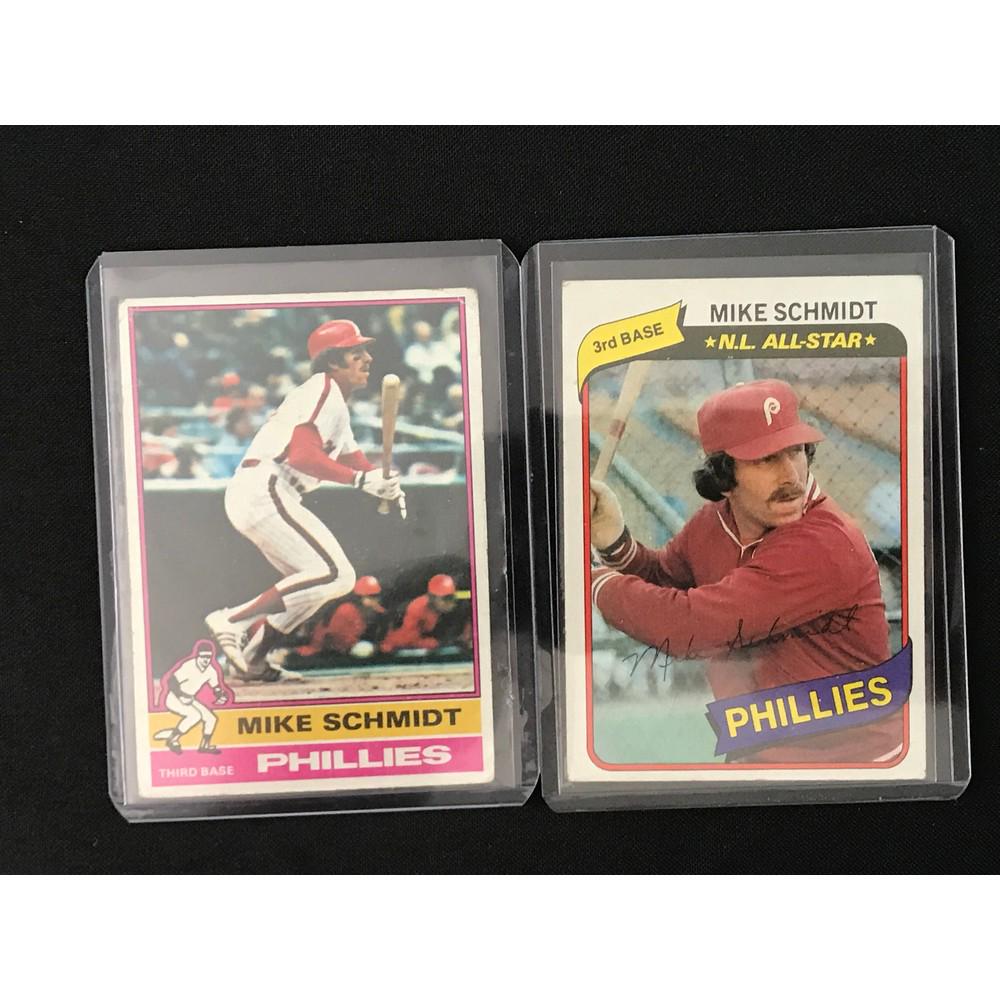1976/1980 Mike Schmidt Cards: 1976/1980 Mike Schmidt Cards