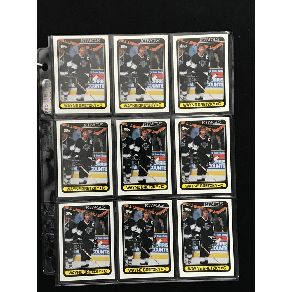 9 Vintage Wayne Gretzky Cards (1 of 2)