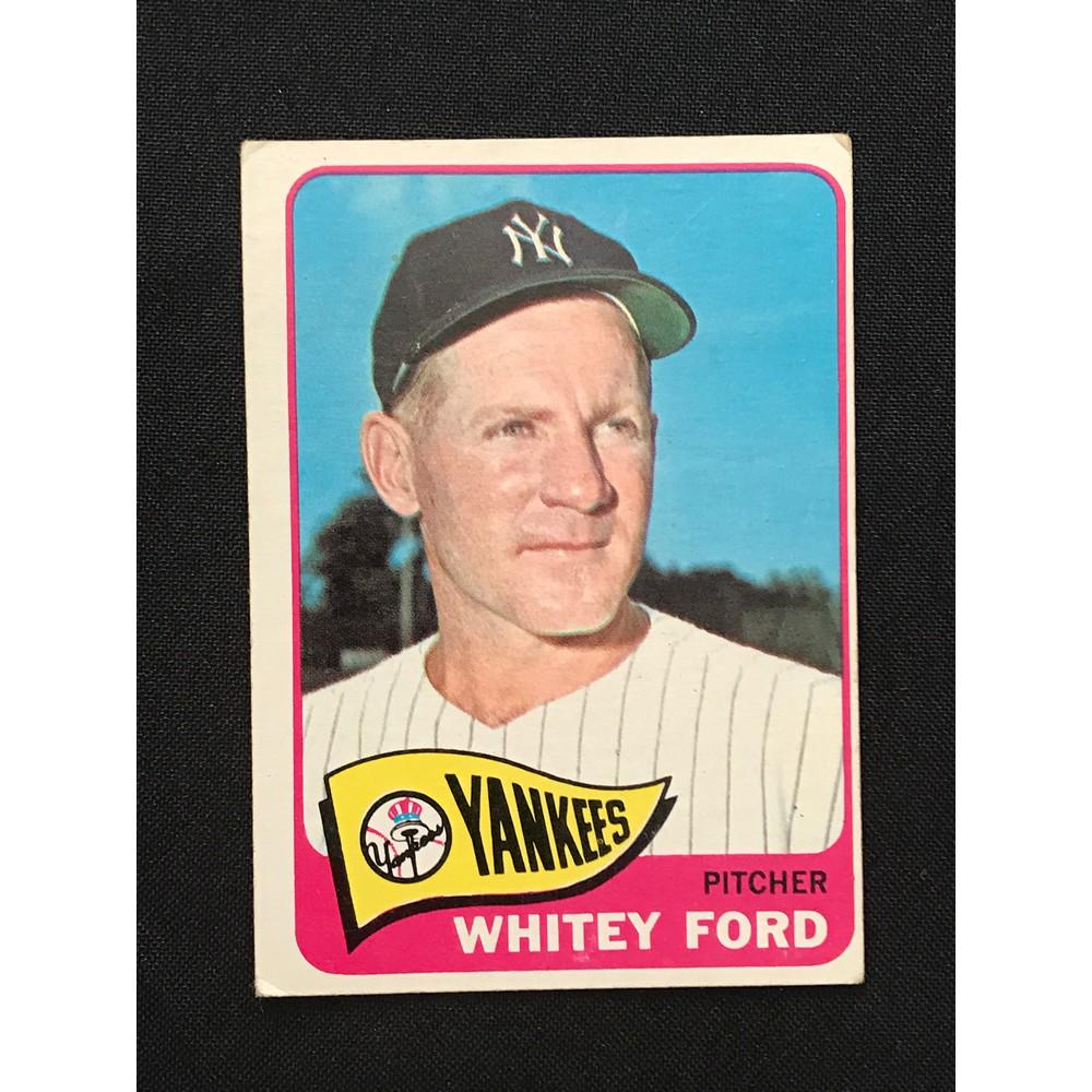 1965 Topps Whitey Ford Card: 1965 Topps Whitey Ford Card