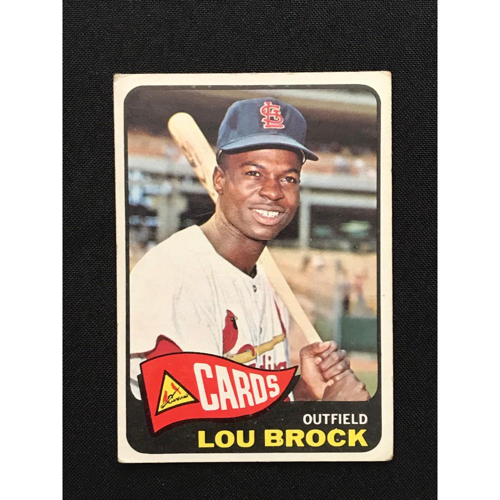 1965 Topps Lou Brock Card (1 of 2)
