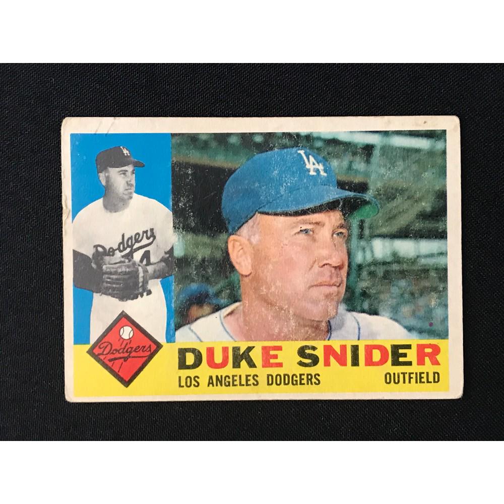 1960 Topps Duke Snider Card (1 of 2)