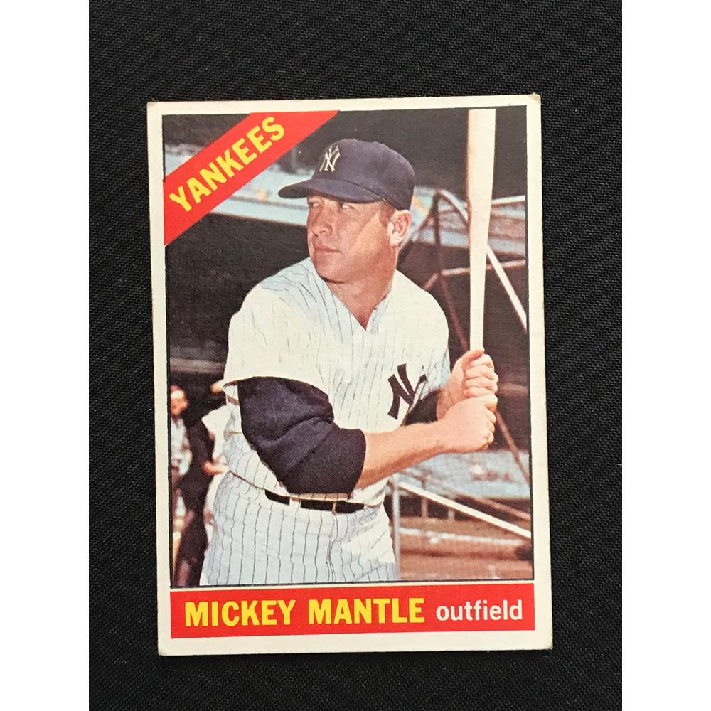 1966 Topps Mickey Mantle Vgex (1 of 2)