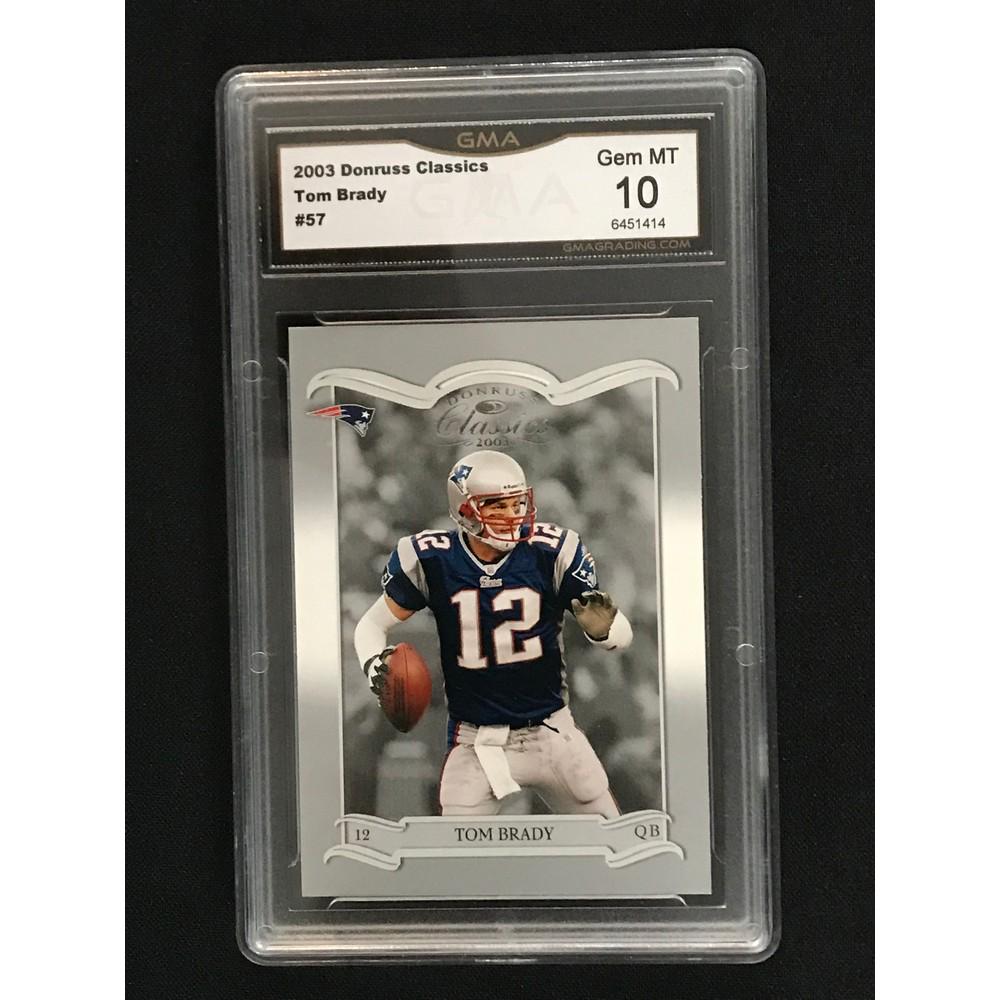 2003 Donruss Tom Brady Gma 10 (1 of 2)