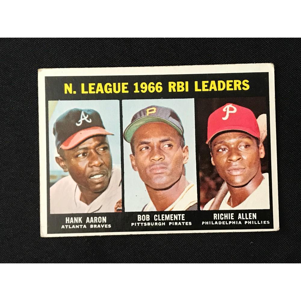 1966 Nl Rbi Leaders Clemente/aaron: 1966 Nl Rbi Leaders Clemente/aaron