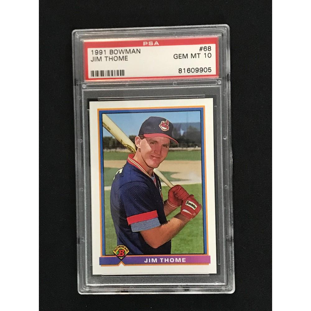 1991 Bowman Jim Thome Rookie Psa 10 (1 of 2)